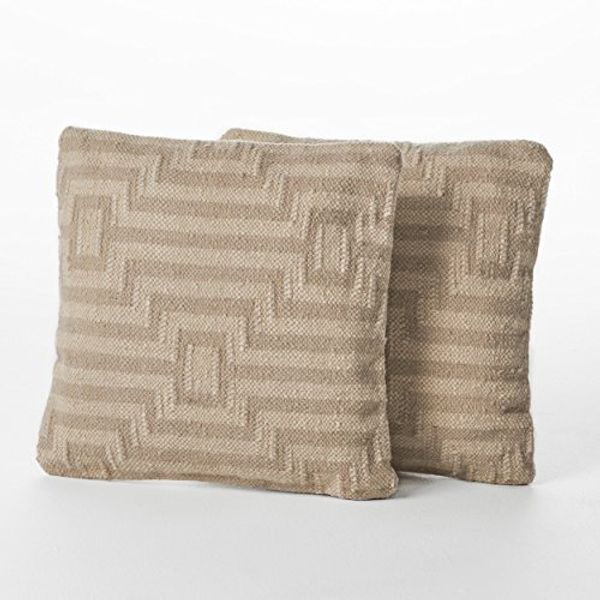 Cover Art for 0843345106347, Christopher Knight Home 301677 Herbert Beige Wool Pillows (Set of 2) by Unknown