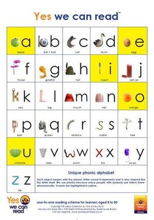 Cover Art for 9781842310779, Yes We Can Read: Alphabet Poster by Libby Coleman
