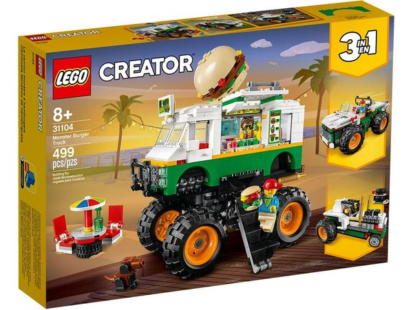 Cover Art for 5702016616309, Monster Burger Truck Set 31104 by LEGO