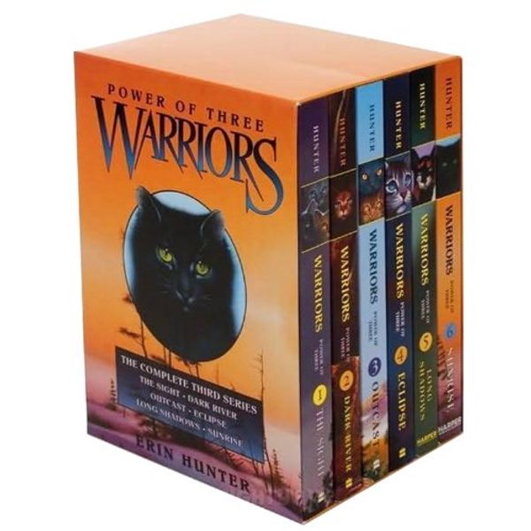 Cover Art for 9783200305632, Power of Three Collection Erin Hunter 6 Books Box Set Warrior Cats Series 3 (The Sight, Dark River, Outcast, Eclipse, Long Shadows, Sunrise) by Unknown