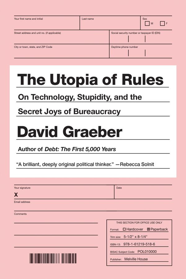 Cover Art for 9781612195186, The Utopia of Rules by David Graeber