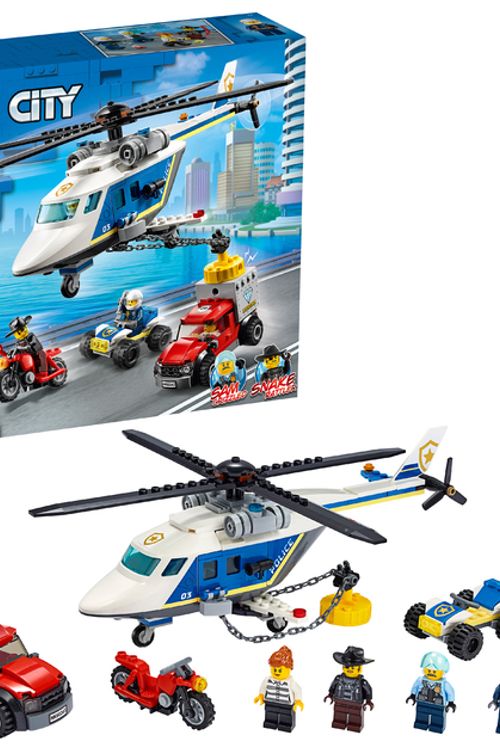 Cover Art for 5702016617771, Police Helicopter Chase Set 60243 by LEGO