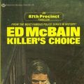 Cover Art for 9780345244437, Killer's Choice by Ed McBain