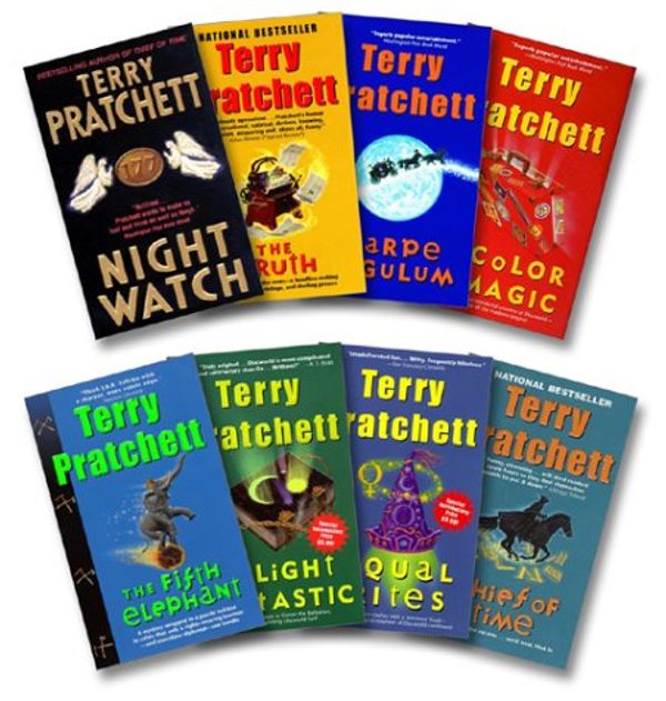 Cover Art for 9780060598365, Pratchett 8 Book Set: Night Watch / Truth / Carpe Jugulum / Color of Magic / Fifth Elephant / Light Fantastic / Equal Rights / Thief of Time by Terry Pratchett