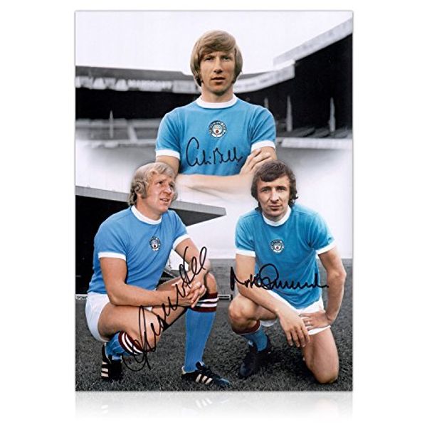 Cover Art for 5056001414914, Exclusive Memorabilia Manchester City Photograph Signed by Colin Bell, Francis Lee And Mike Summerbee by 