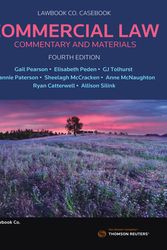 Cover Art for 9780455240626, Commercial Law: Commentary and Materials by Gail Pearson, Elisabeth Peden, Gj Tolhurst