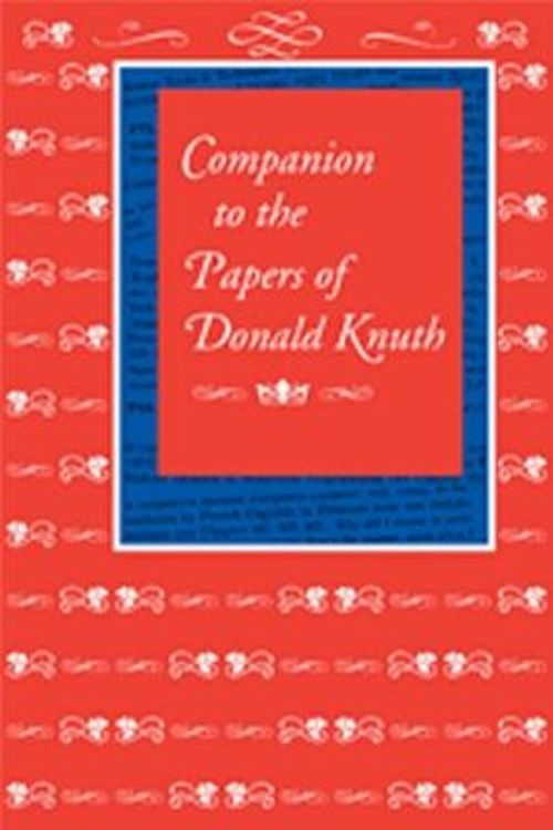 Cover Art for 9781575866345, Companion to the Papers of Donald Knuth by Donald E. Knuth