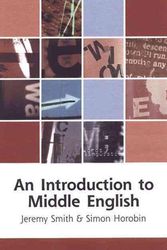 Cover Art for 9780748614813, An Introduction to Middle English by Jeremy Smith