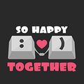 Cover Art for 9781679970405, So happy together: 6x9 Valentines Day - grid - squared paper - notebook - notes by Valentines Day Notebooks