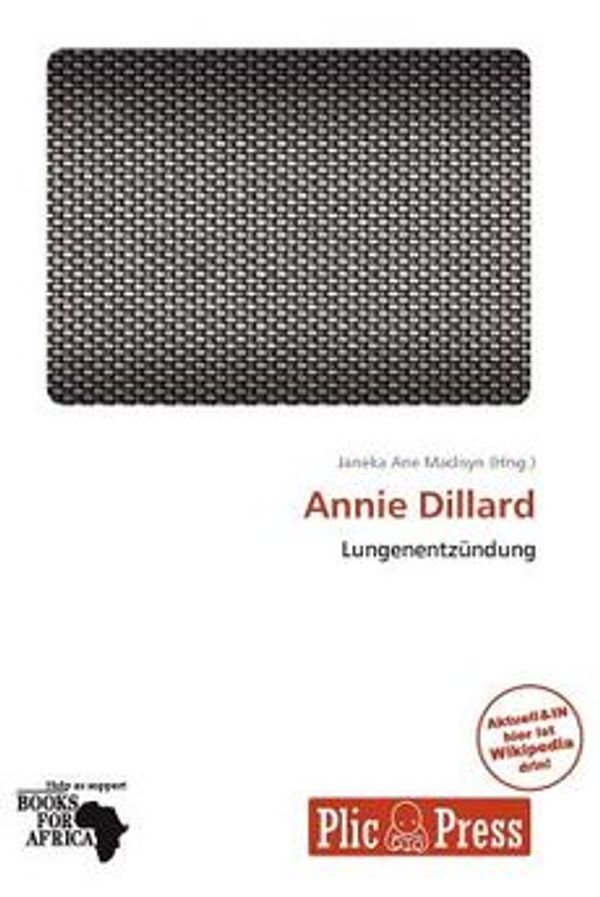 Cover Art for 9786138630821, Annie Dillard by Unknown
