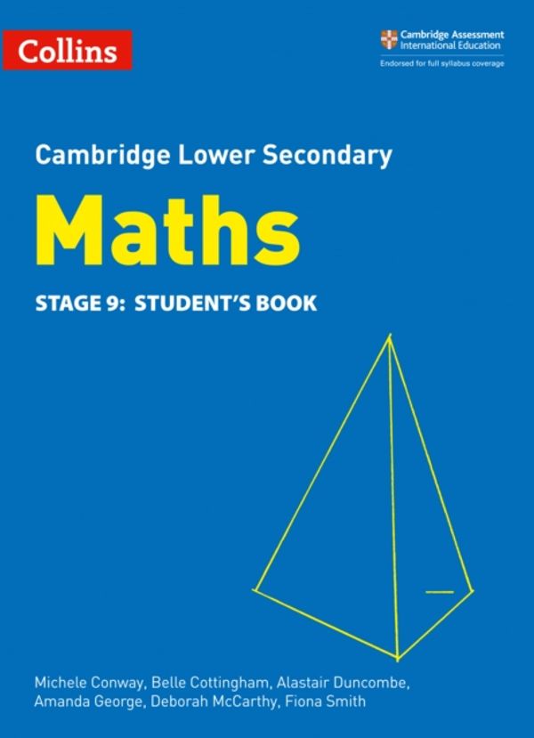 Cover Art for 9780008213558, Cambridge Checkpoint Maths Student's Book Stage 9Collins Cambridge Checkpoint Maths by Michele Conway