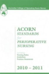 Cover Art for 9780975008751, ACORN Standards for Perioperative Nursing by Australian College of Operating Room Nurses