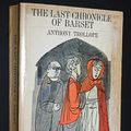 Cover Art for 9780395051696, The Last Chronicle of Barset by Anthony Trollope