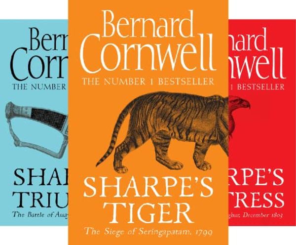 Cover Art for B017CU9RHC, Bernard Cornwell Sharpe Box Set: Sharpe's Triumph / Sharpe's Tiger / Sharpe's Fortress (3 Book Series) by Bernard Cornwell