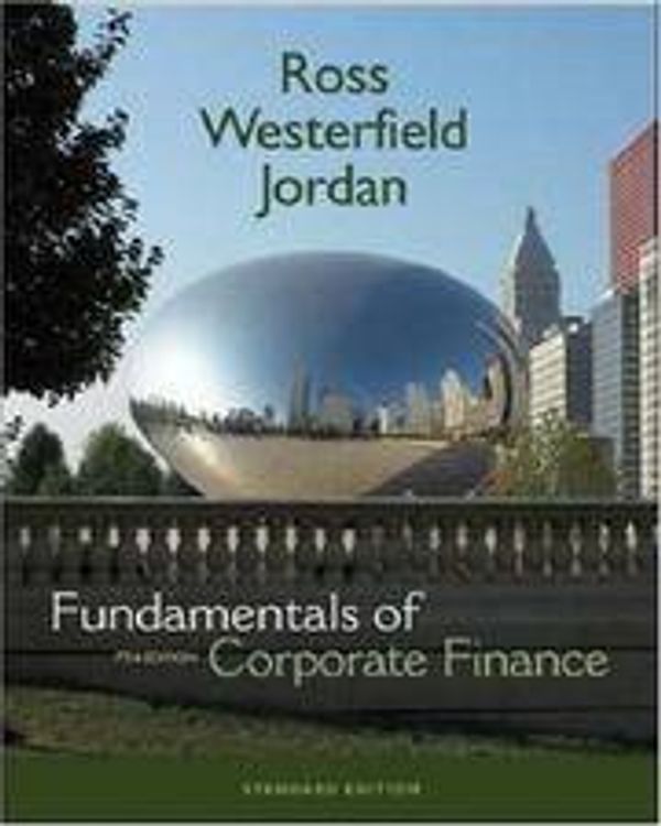 Cover Art for 9780073325262, Fundamentals of Corporate Finance (Corporate Finance FE 323 BU) by Stephen Ross