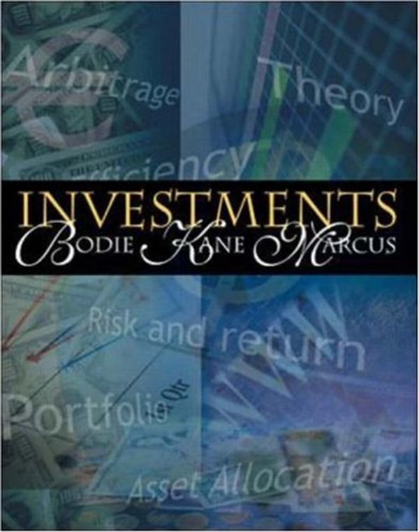 Cover Art for 9780072339161, Investments by Zvi Bodie, Alex Kane, Alan Marcus