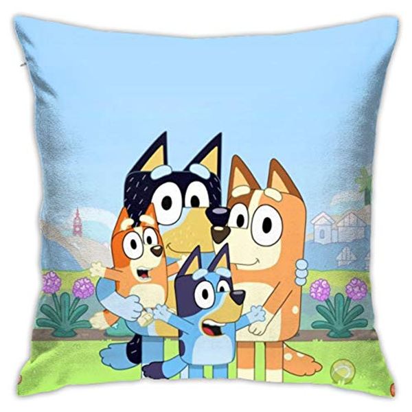 Cover Art for 6484615925257, Bluey Dog Cartoon Home Decoration 18 X 18 Inch Pillowcase Not Include Pillow Core by 