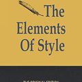 Cover Art for 9781521732939, The Elements of Style by William Strunk, Jr.