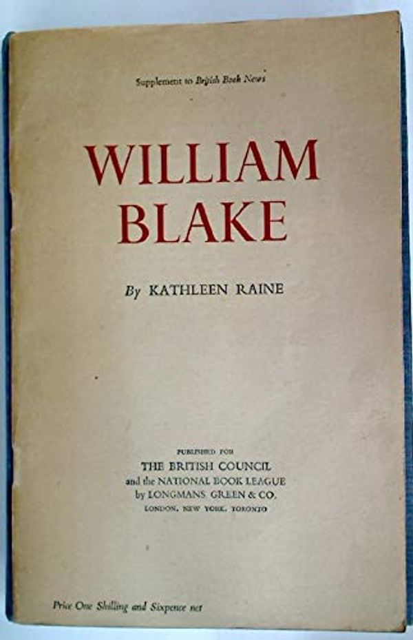 Cover Art for 9780827760127, William Blake by Kathleen Raine