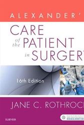 Cover Art for 9780323479141, Alexander's Care of the Patient in Surgery by Jane C. Rothrock