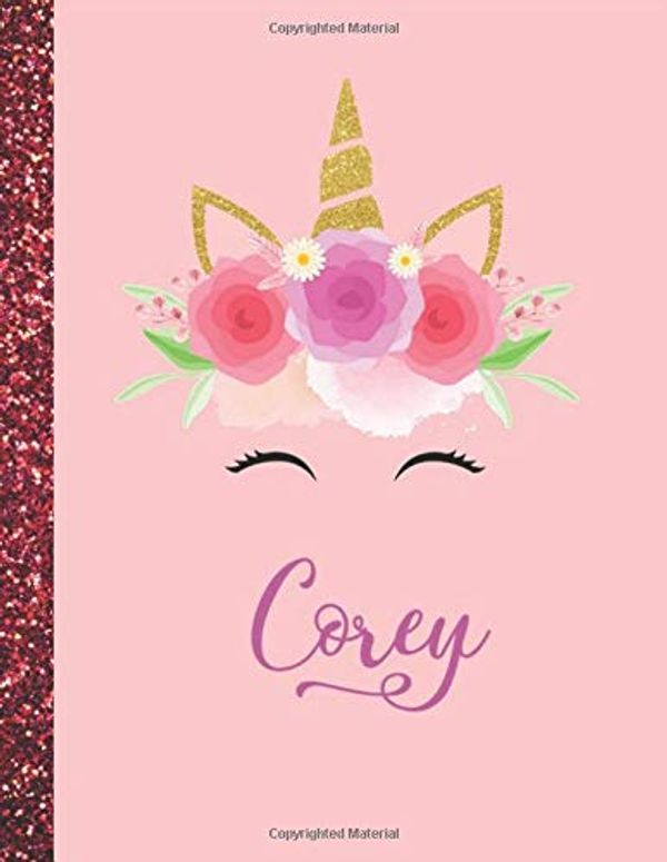 Cover Art for 9781658500111, Corey: Corey Marble Size Unicorn SketchBook Personalized White Paper for Girls and Kids to Drawing and Sketching Doodle Taking Note Size 8.5 x 11 by Marble Size Unicorn Sketchbook