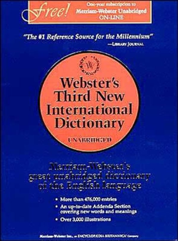 Cover Art for 9780877792017, Webster's Third New International Dictionary by Philip Babcock Gove