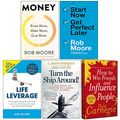 Cover Art for 9789123934270, Money Know More Make More Give More, Start Now Get Perfect Later, Life Leverage, Turn The Ship Around, How to Win Friends and Influence People 5 Books Collection Set by Rob Moore, L. David Marquet, Dale Carnegie