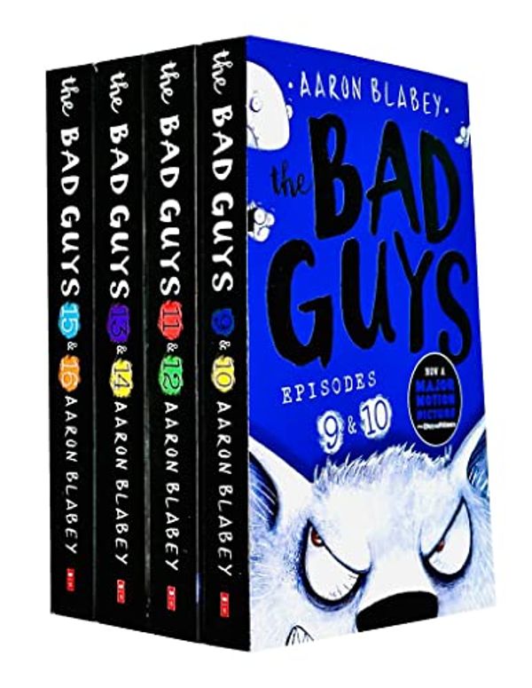 Cover Art for 9789124228132, The Bad Guys Episodes 9-16 Collection 4 Books Set by Aaron Blabey (Big Bad Wolf/Baddest Day Ever, Dawn of the Underlord/The One, Cut to the Chase/They're Bee-Hind You,Open Wide and Say Arrgh/Others) by Aaron Blabey