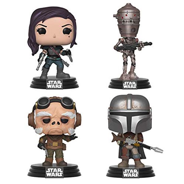 Cover Art for B07Z5BYYZM, Funko Pop!: Bundle of 4: Mandalorian - The Mandalorian, Kulii, IG-11 and Cara Dune by Unknown