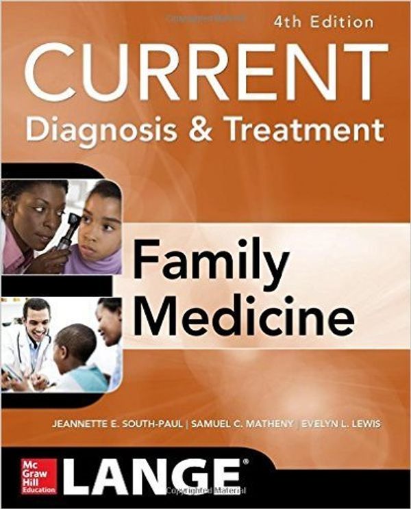 Cover Art for 9781259255144, CURRENT DIAGNOSIS & TREATMENT IN FAMILY MEDICINE (IE) by NA