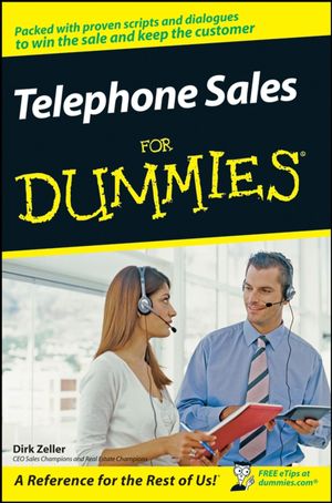 Cover Art for 9781118051771, Telephone Sales For Dummies by Dirk Zeller
