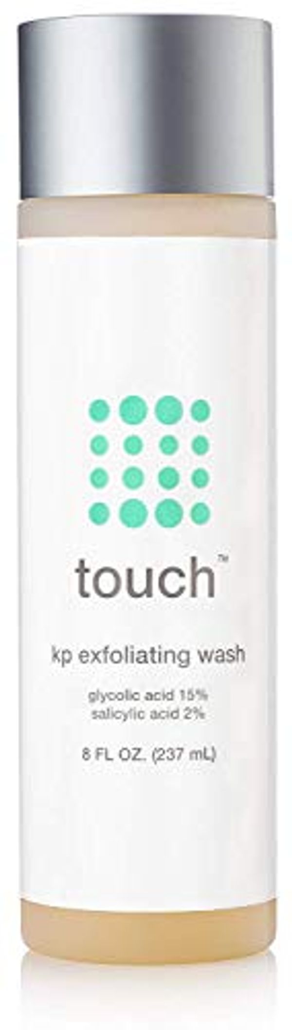 Cover Art for 0865304000329, Touch Keratosis Pilaris & Acne Exfoliating Body Wash Cleanser - KP Treatment with 15% Glycolic Acid, 2% Salicylic Acid, Hyaluronic Acid - Smooths Rough & Bumpy Skin - Gets Rid Of Redness, 8 Ounce by 