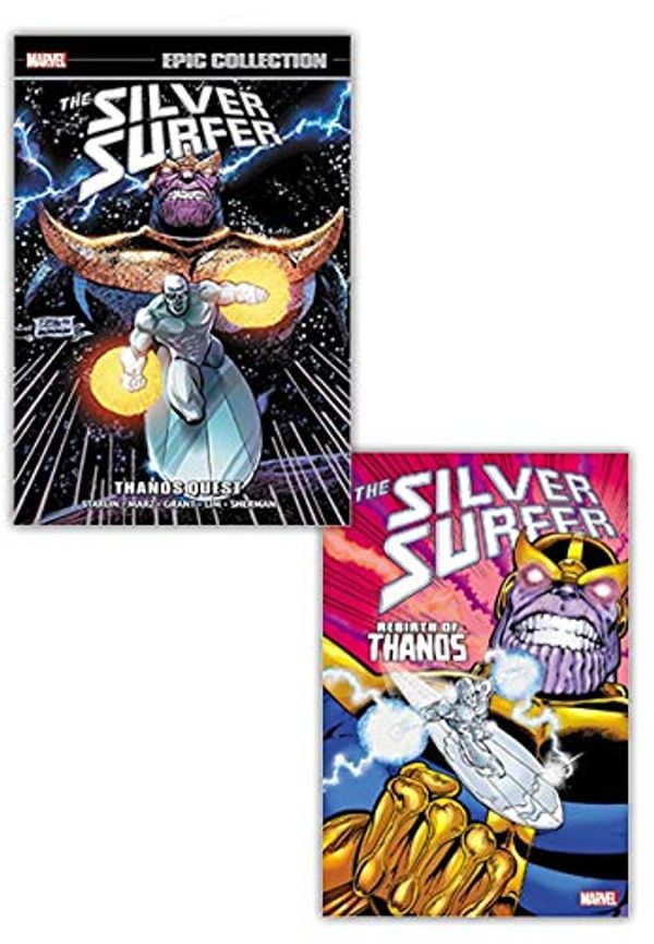 Cover Art for 9789526531687, Silver Surfer Epic Collection 2 Books Set By Jim Starlin (Rebirth Of Thano, Silver Surfer Epic Collection Thanos Quest) by Jim Starlin, Ron Lim, Alan Grant