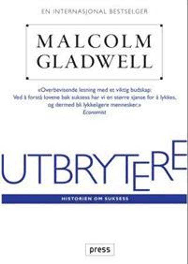 Cover Art for 9788275476416, Utbrytere by Malcolm Gladwell