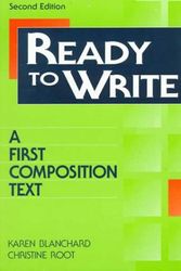 Cover Art for 9780201859997, Ready to Write:  A First Composition Text  (Second Edition) by Karen Lourie Blanchard