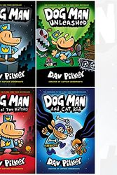 Cover Art for 9789123622009, Dog Man Dav Pilkey Collection 4 Books Set (Dog Man, Unleashed, A Tale of Two Kitties, Dog Man and Cat Kid) by Dav Pilkey
