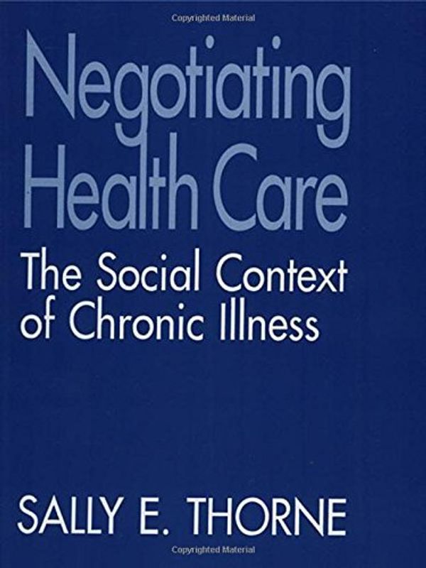 Cover Art for 9780803949188, Negotiating Health Care: The Social Context of Chronic Illness by Unknown