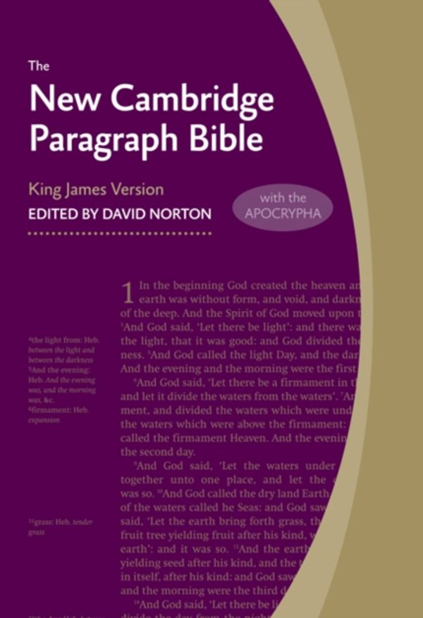 Cover Art for 9780521762847, New Cambridge Paragraph Bible with Apocrypha KJ590:TA by Bible