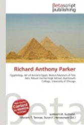 Cover Art for 9786132202598, Richard Anthony Parker by Lambert M. Surhone