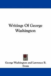 Cover Art for 9781430458128, Writings of George Washington by George Washington