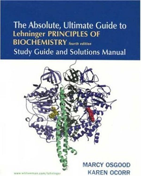 Cover Art for B01K0TW74M, Principles of Biochemistry: Study Guide and Solutions Manual by Albert L. Lehninger (2004-06-01) by Albert L. Lehninger;Michael Cox;David L. Nelson