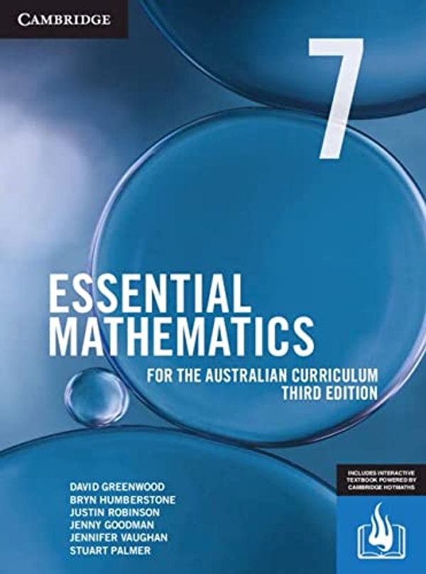 Cover Art for 9781108772747, Essential Mathematics for the Australian Curriculum Year 7 Digital Code by David Greenwood, Bryn Humberstone, Justin Robinson, Jenny Goodman, Jennifer Vaughan, Stuart Palmer