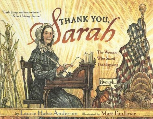 Cover Art for 9780606345361, Thank You, Sarah by Laurie Halse Anderson