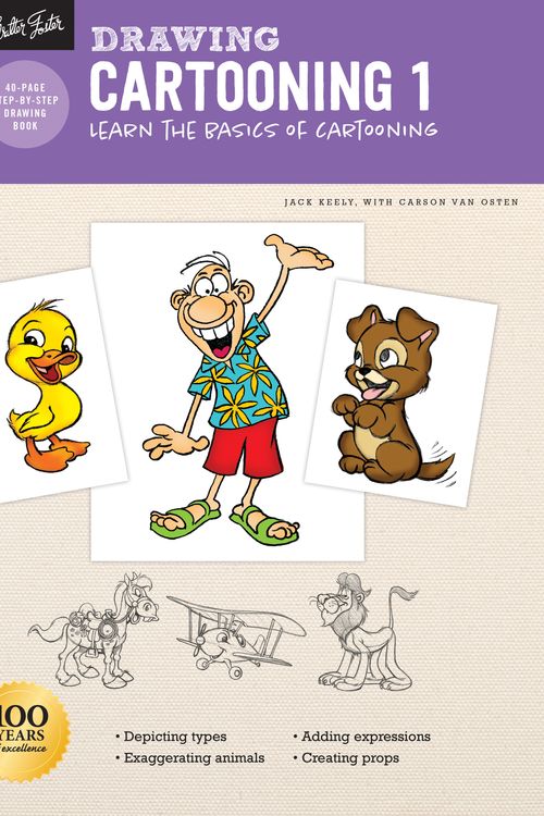 Cover Art for 9781633227811, Cartooning: Cartooning 1: Learn the basics of cartooning (How to Draw & Paint) by Jack Keely