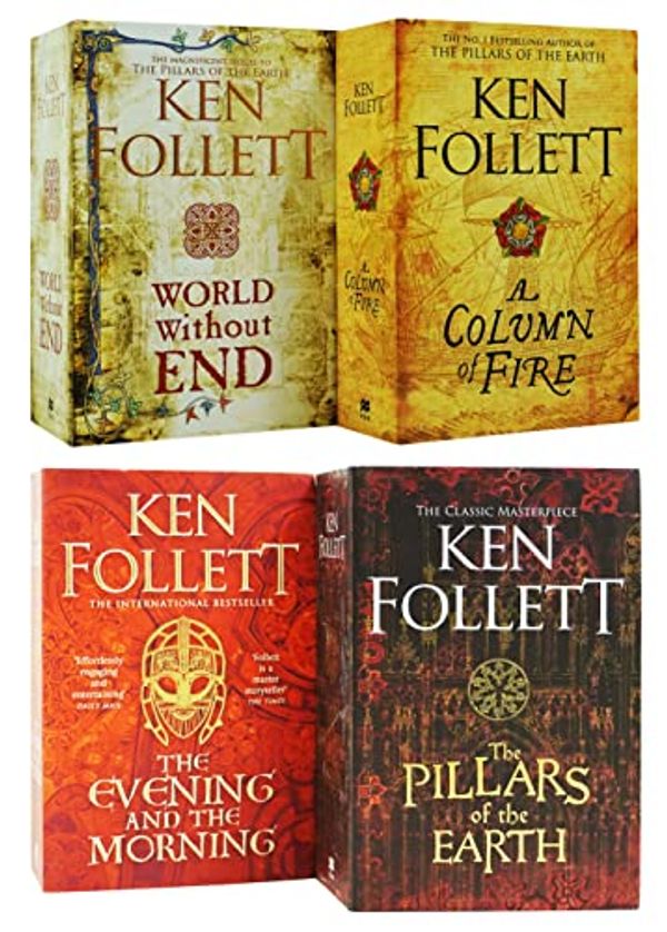 Cover Art for 9789124370220, Ken Follett The Pillars Of The Earth 4 Books Collection Set (The Pillars of the Earth, World Without End, A Column of Fire, The Evening and the Morning) by Ken Follett