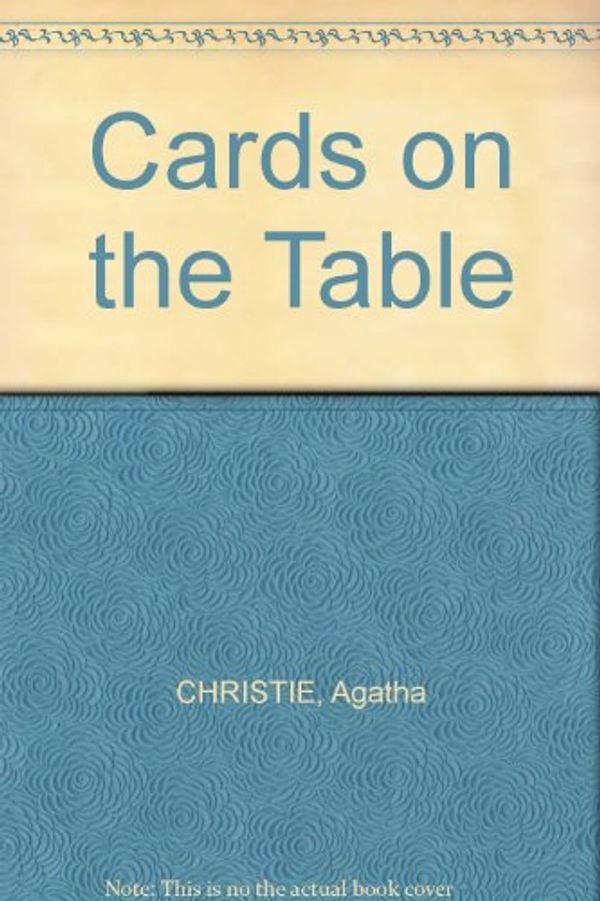 Cover Art for 9780002237895, Cards on the Table by Agatha Christie