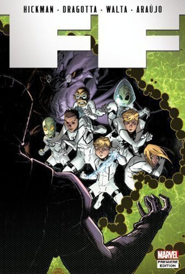 Cover Art for B00C7GDS22, FF by Jonathan Hickman - Vol. 4 (Ff (Future Foundation)) by Jonathan Hickman, Nick Dragotta [05 December 2012] by 