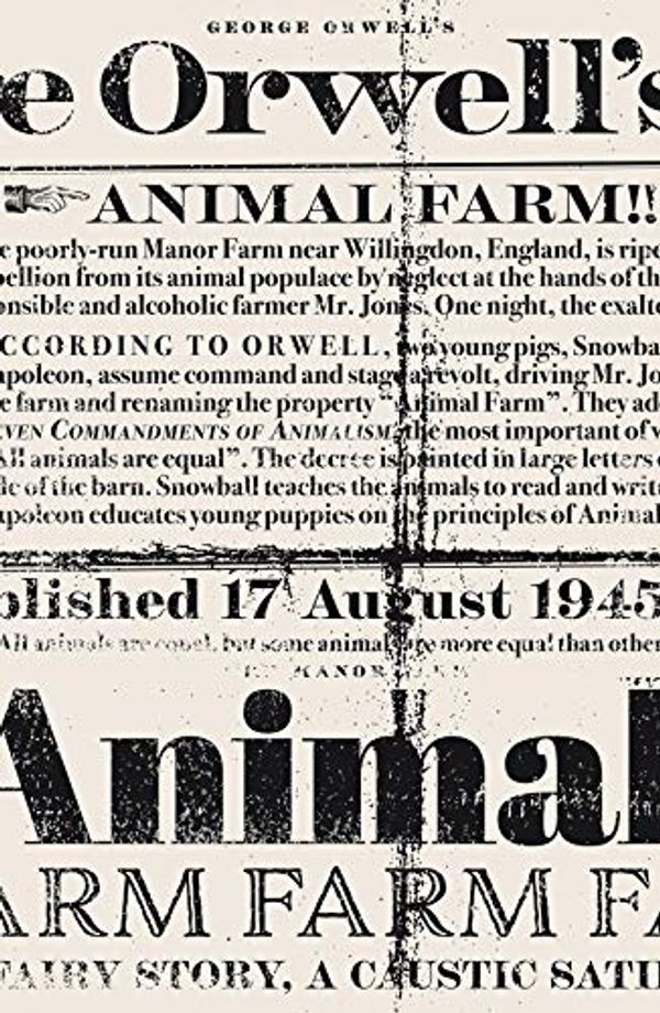 Cover Art for B089RS66M2, Animal Farm by George Orwell