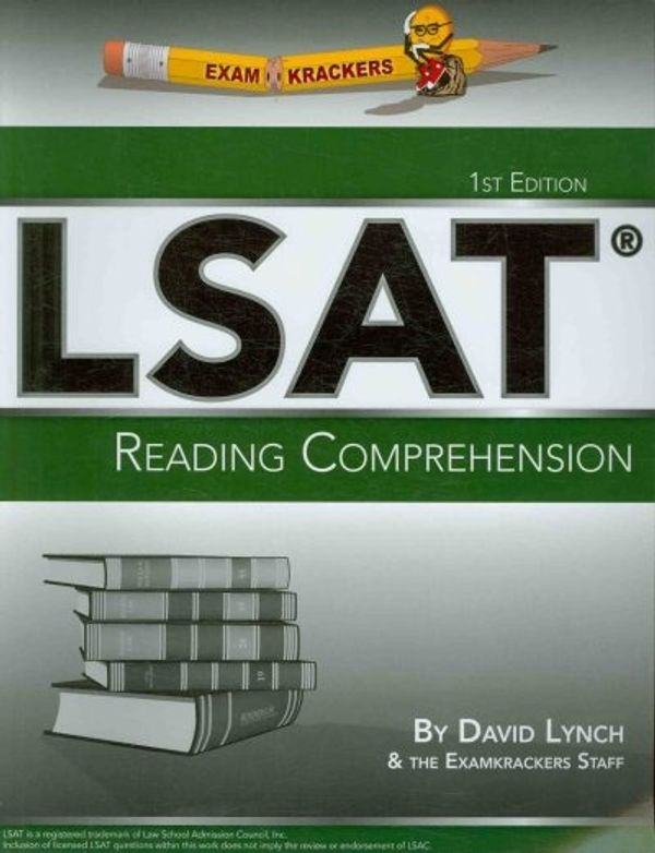 Cover Art for 9781893858527, Examkrackers LSAT Reading Comprehension by David Lynch