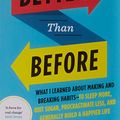 Cover Art for 9781529359510, Better Than Before by Gretchen Rubin